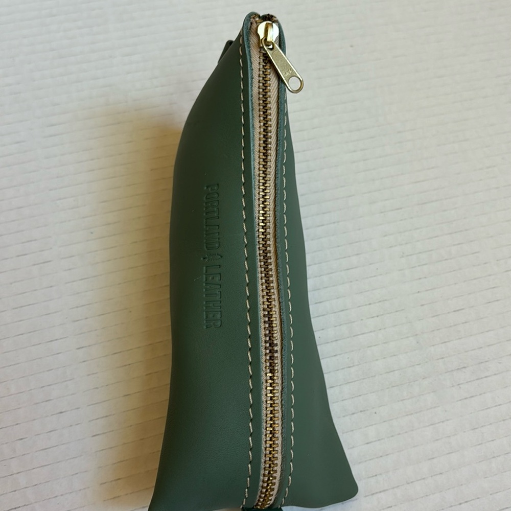 Sage color Portland Leather Alpine pouch
